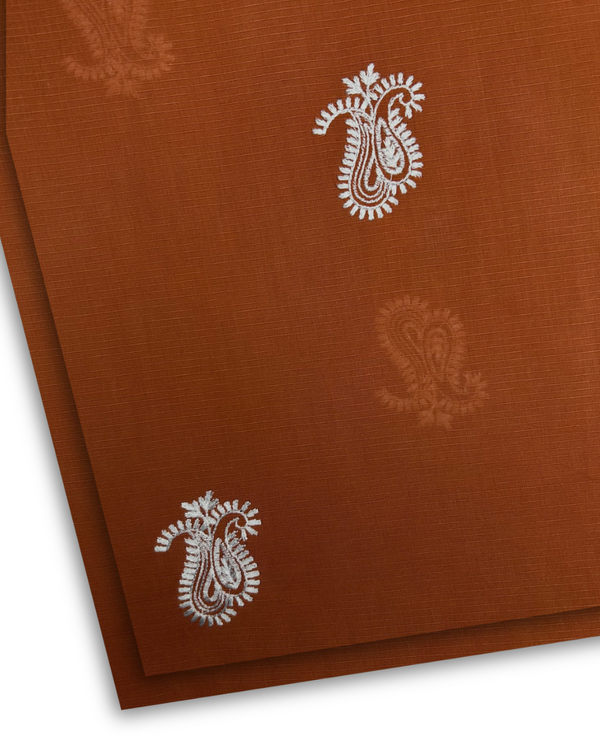 2Pc Embroidered Lawn Rust PMEL-S25-0048