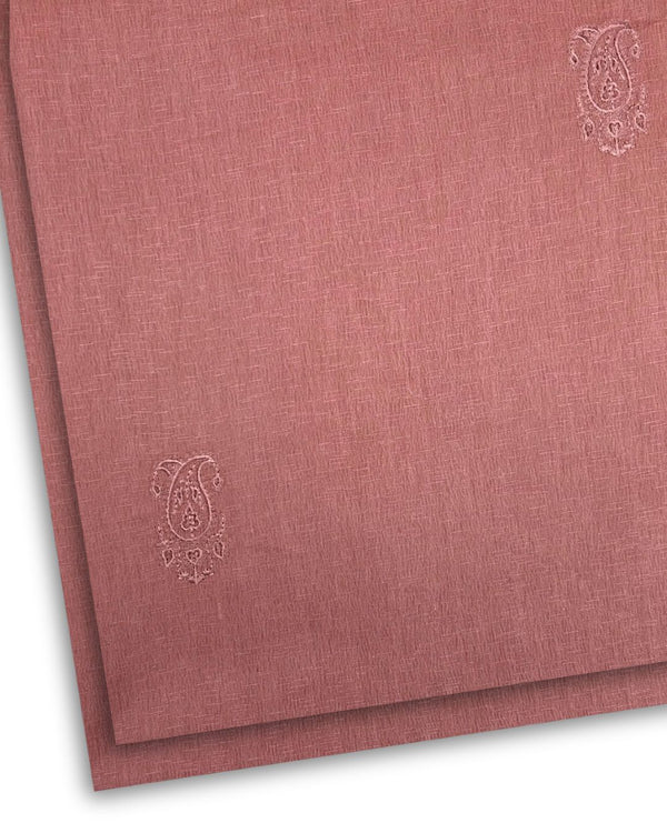 2Pc Multi Embroidered Karandi Tea Pink KEM-W25-0053