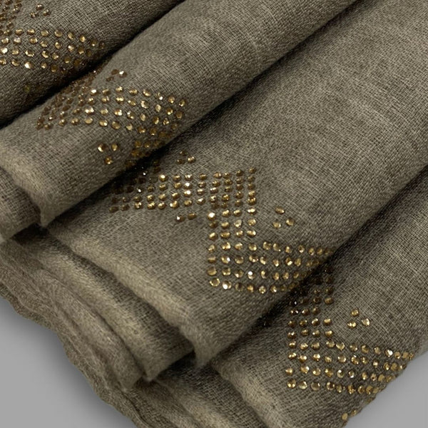 Pashmina Stone Work Shawl APSS-W25-0054