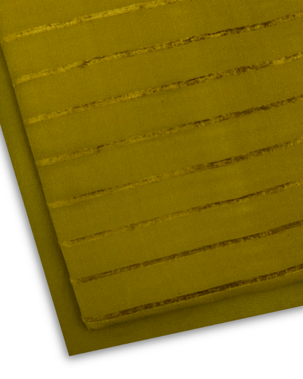 2Pc Alpine Velvet Olivish Mustard ARW-W25-0005