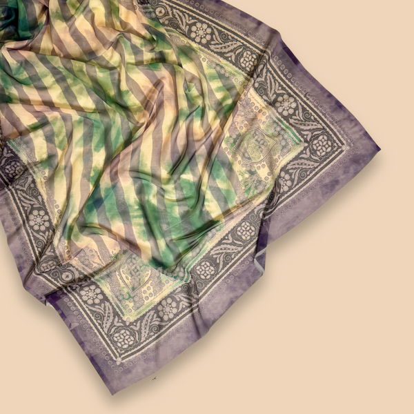 Cut Piece Digital Print Tissue Silk Dupatta DPTS-S25-0004