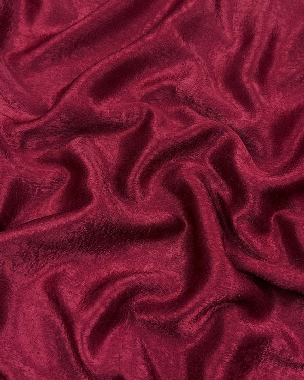 2Pc Silk Velvet Maroon VMT-W25-0019