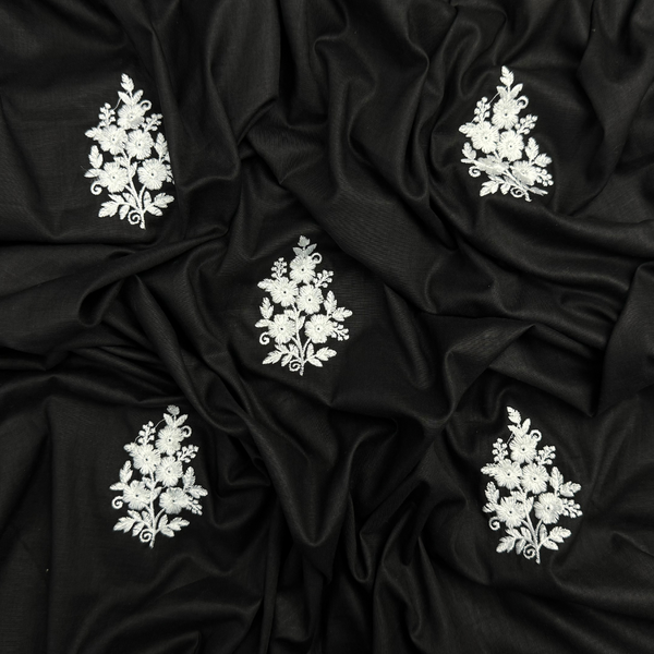 Embroidered Lawn Black EMF-S25-0142