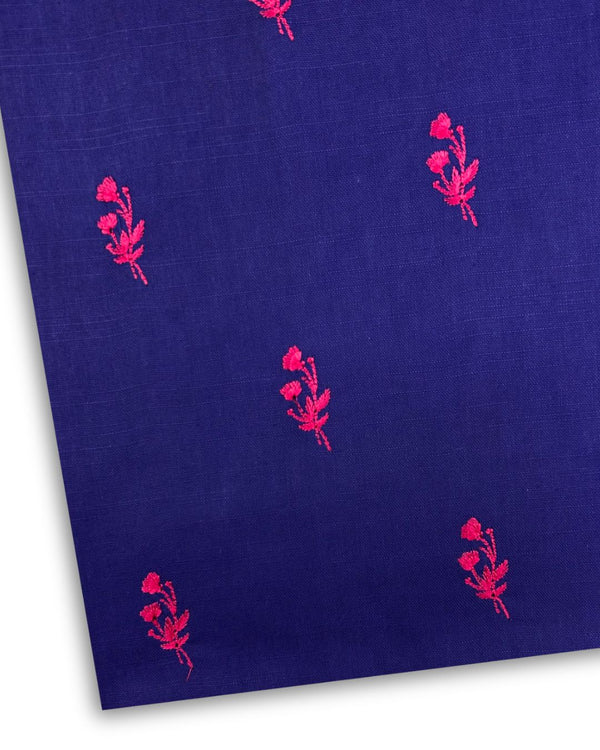 Embroidered Khaddar Blue EK-W25-0055