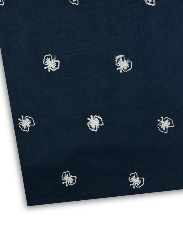 Embroidered Khaddar Steel Blue EK-W25-0076