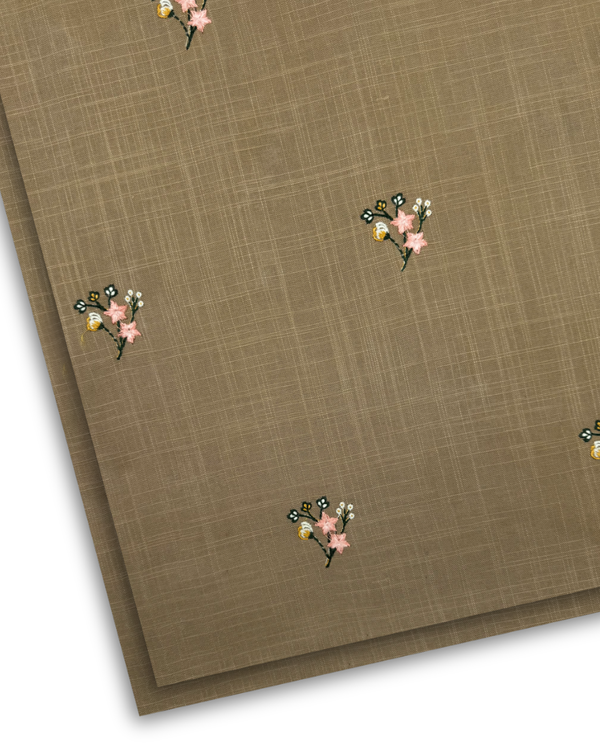 2Pc Multi Embroidered Khaddar Skin MEKT-W25-0065