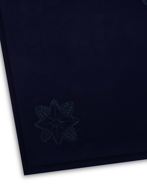 2Pc Multi Embroidered Alpine Navy MEA-W25-0004