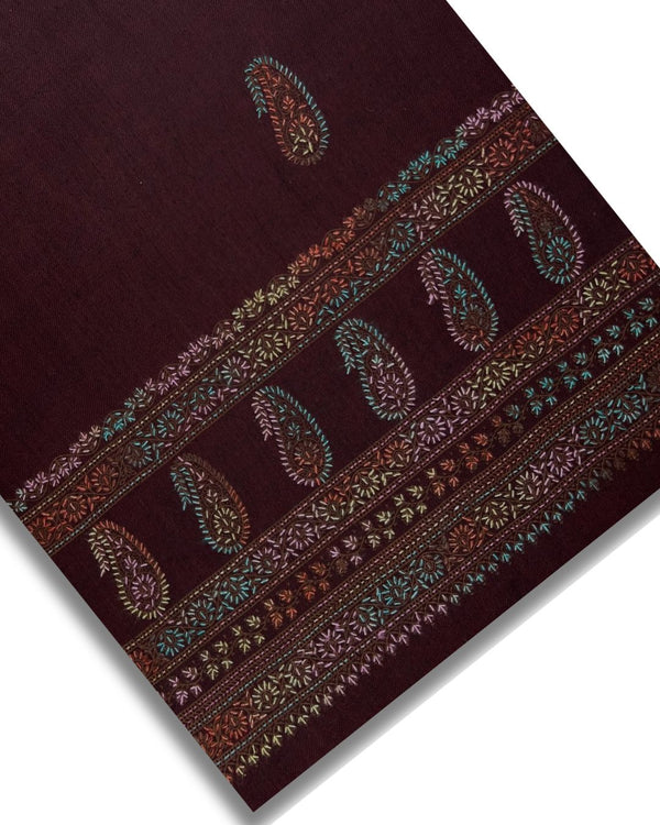 CASHMERE EMBROIDERED SHAWLS CES-W25-0056