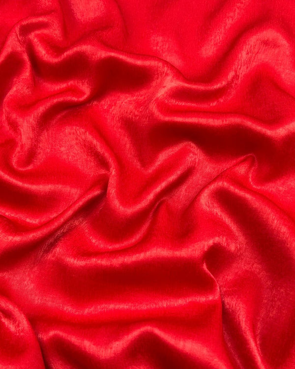 2Pc Silk Velvet Redish Maroon VMT-W25-0020