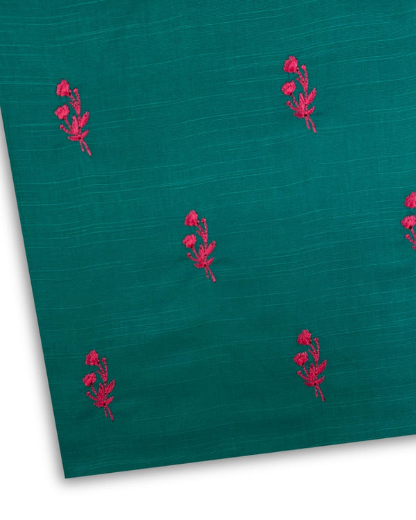 Embroidered Khaddar Sea Green EK-W25-0056
