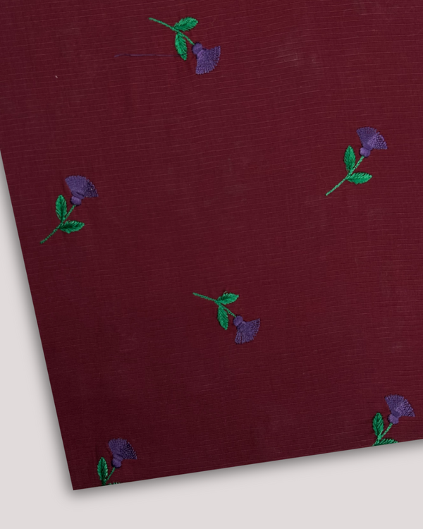 Multi Embroidered Lawn Maroon MEL-S25-116