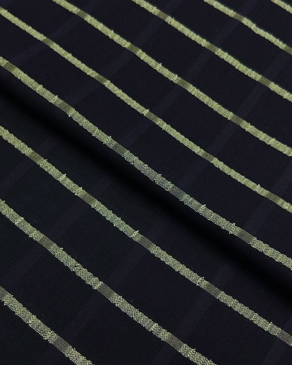 Stripe Maisuri Lawn Black SML-S25-0057