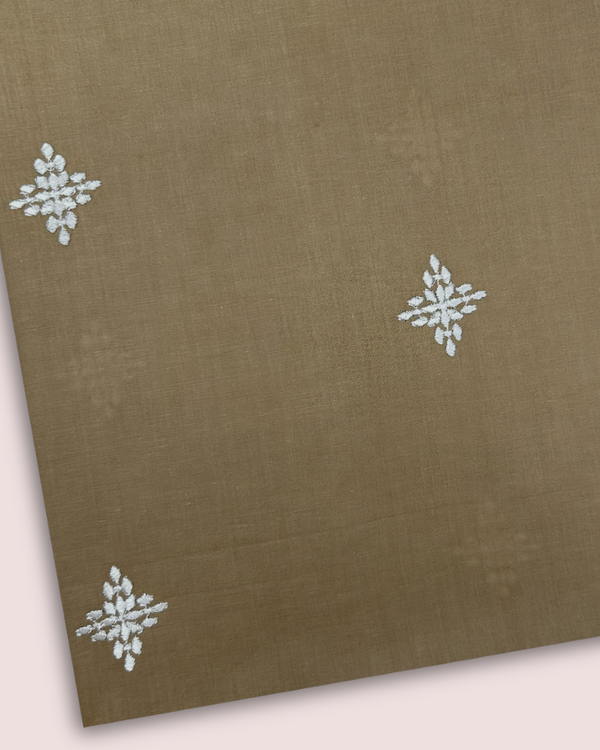 Embroidered Motif Fabric EMF-S25-0046