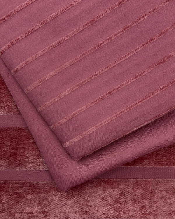 3Pc Alpine Velvet Tea Pink AVN-W25-0007