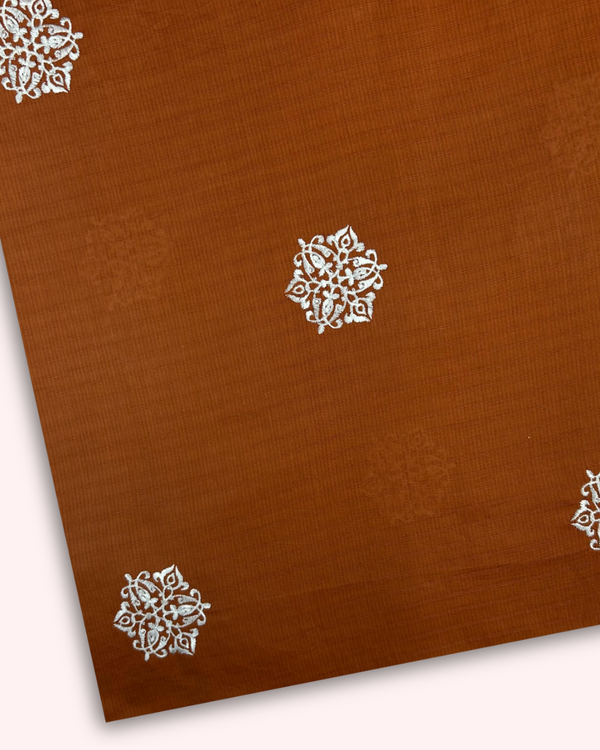 Embroidered Motif Fabric EMF-S25-0062