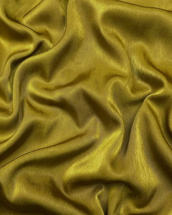 2Pc Silk Velvet Olivish Mustard SVMT-W25-0011