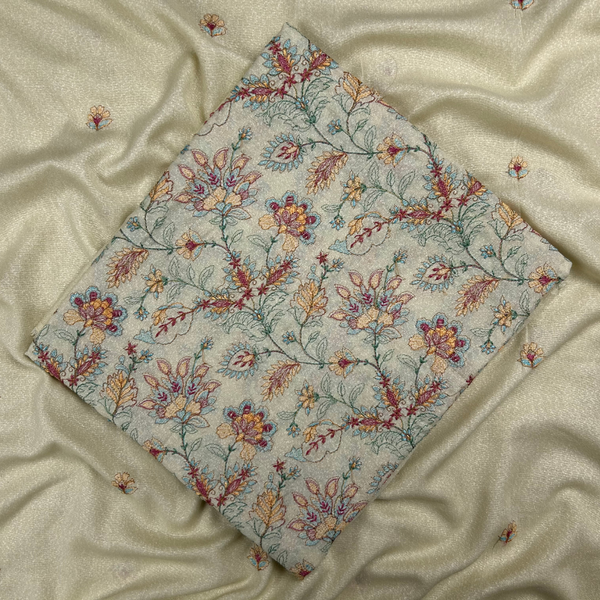 2Pc Embroidered Jaal Lawn Karandi ELKD-S25-0018