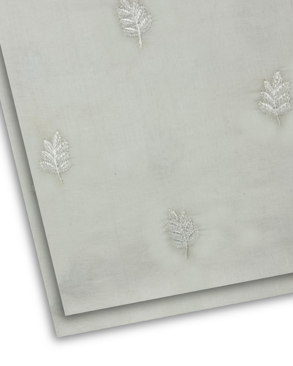2Pc Cotton Embroidered White PMEL-W25-0006