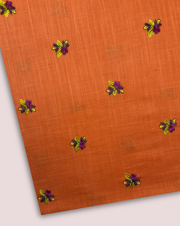 Multi Embroidered Lawn Rust MEL-S25-133