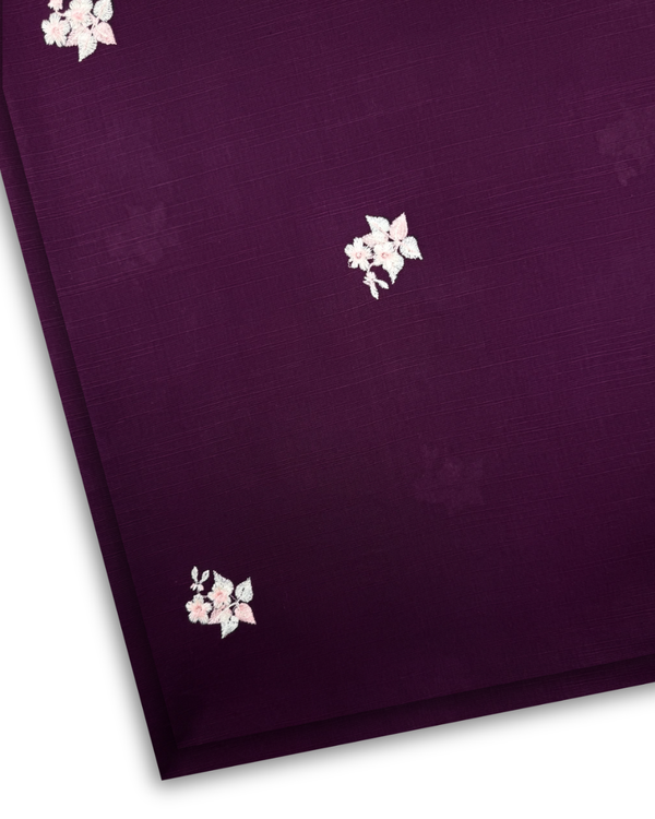 2Pc Multi Embroidered Khaddar Magenta MEKT-W25-0068