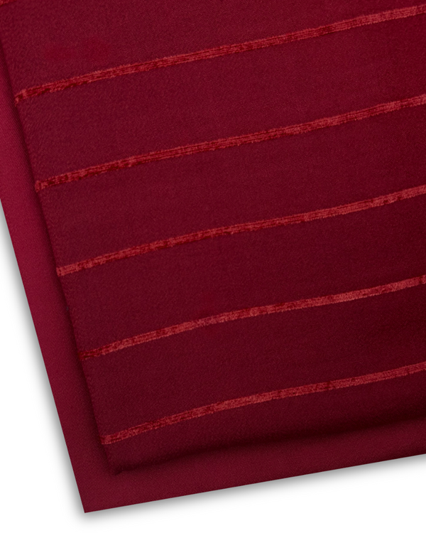 2Pc Alpine Velvet Maroon ARW-W25-0008