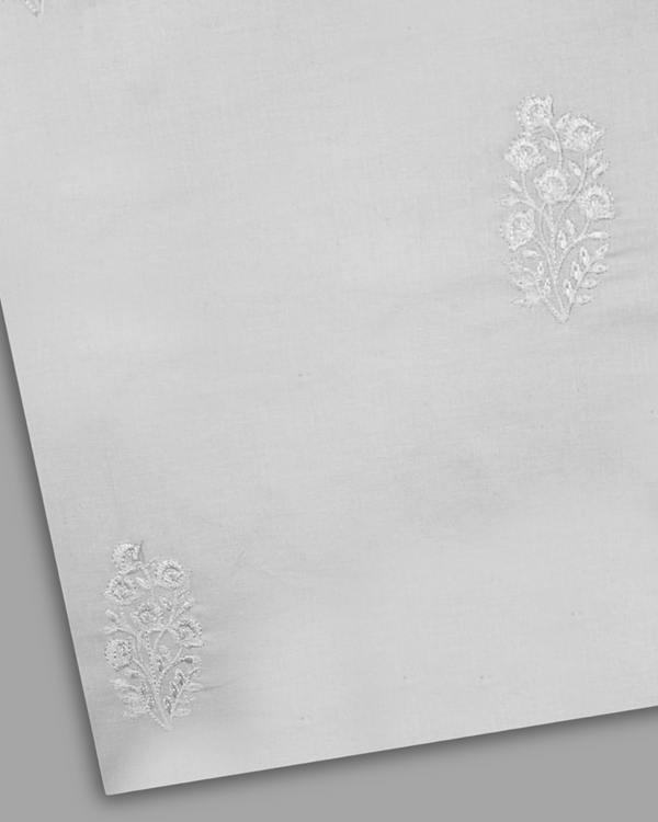Embroidered Lawn White EMF-S25-0156