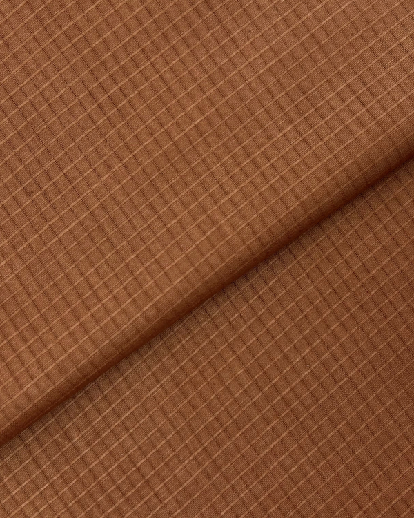Check Lawn Deep Rust CLS-S25-0018