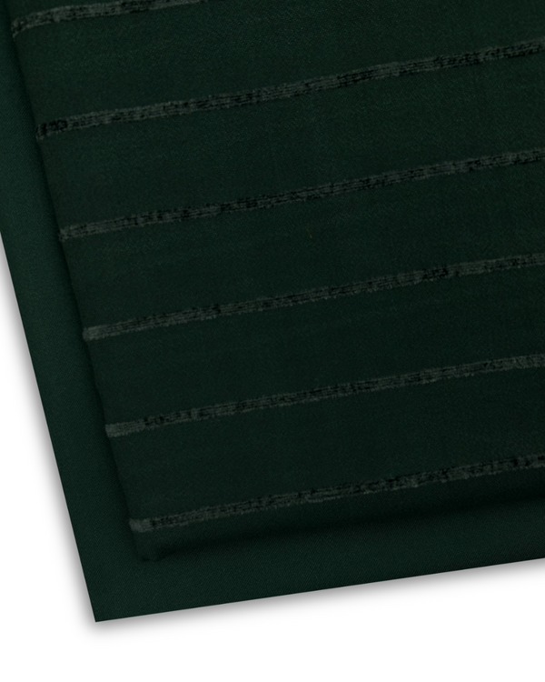 2Pc Alpine Velvet Bottle Green ARW-W25-0009