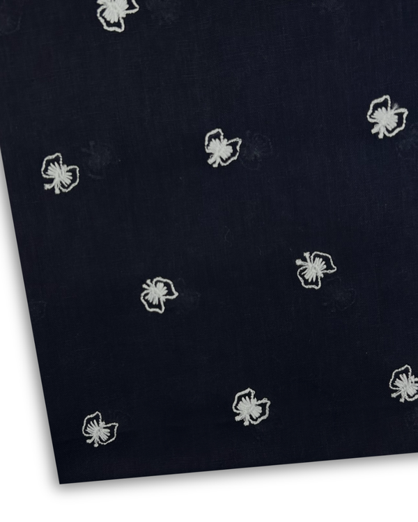 Embroidered Khaddar Midnight Blue EK-W25-0080