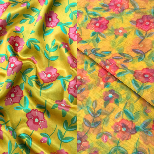 2Pc Shamoz with Organza SWO-0003