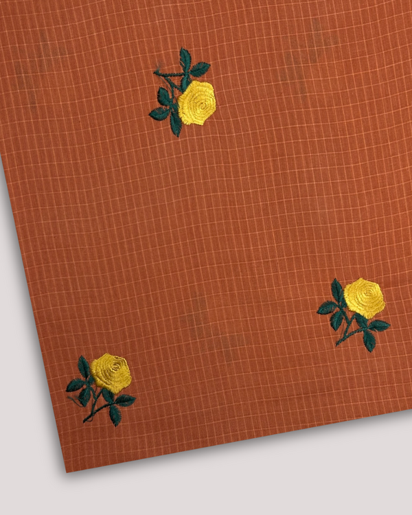 Multi Embroidered Lawn Rust MEL-S25-112