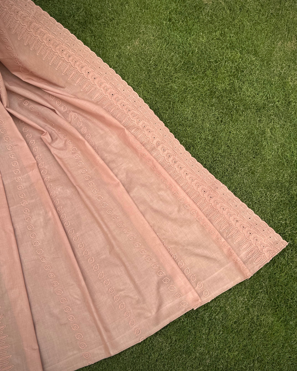 Embroidered Lawn Border Dupatta EBD-S25-0019