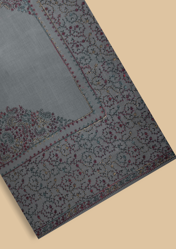CASHMERE EMBROIDERED SHAWLS CES-W25-0004