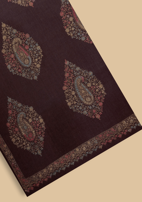 CASHMERE EMBROIDERED SHAWLS CES-W25-0005