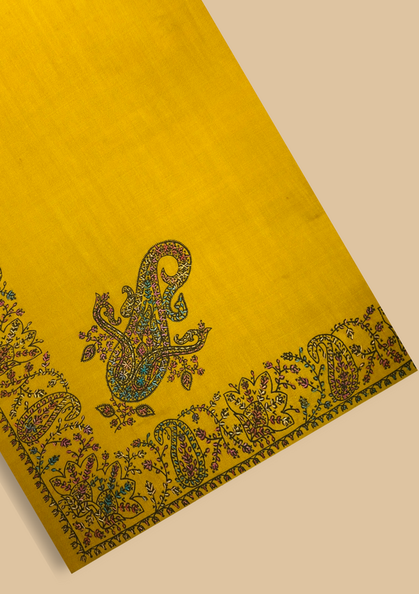 CASHMERE EMBROIDERED SHAWLS CES-W25-0017