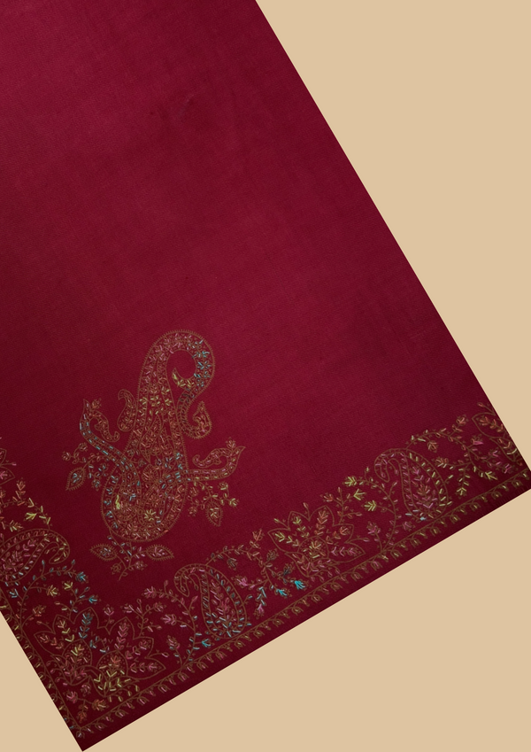 CASHMERE EMBROIDERED SHAWLS CES-W25-0019