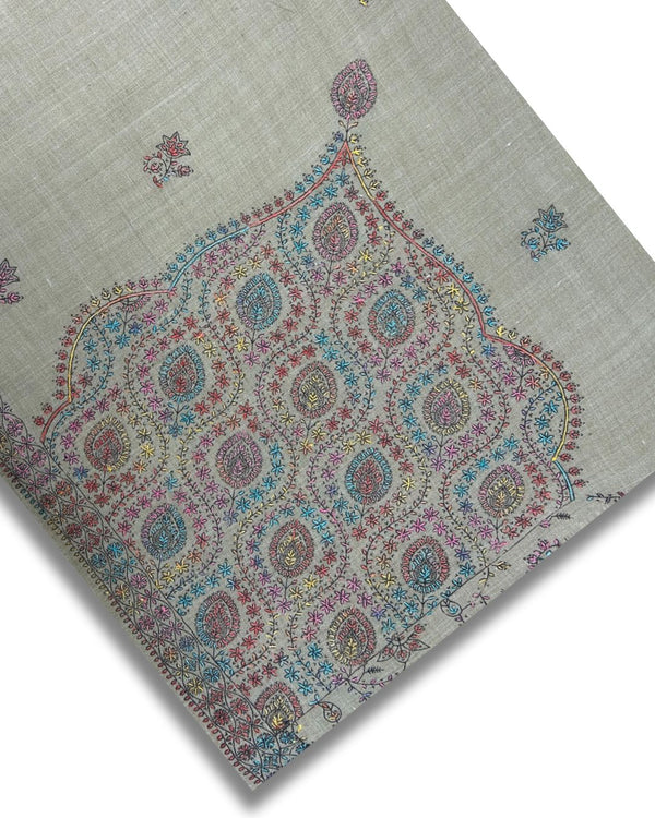 CASHMERE EMBROIDERED SHAWLS CES-W25-0049