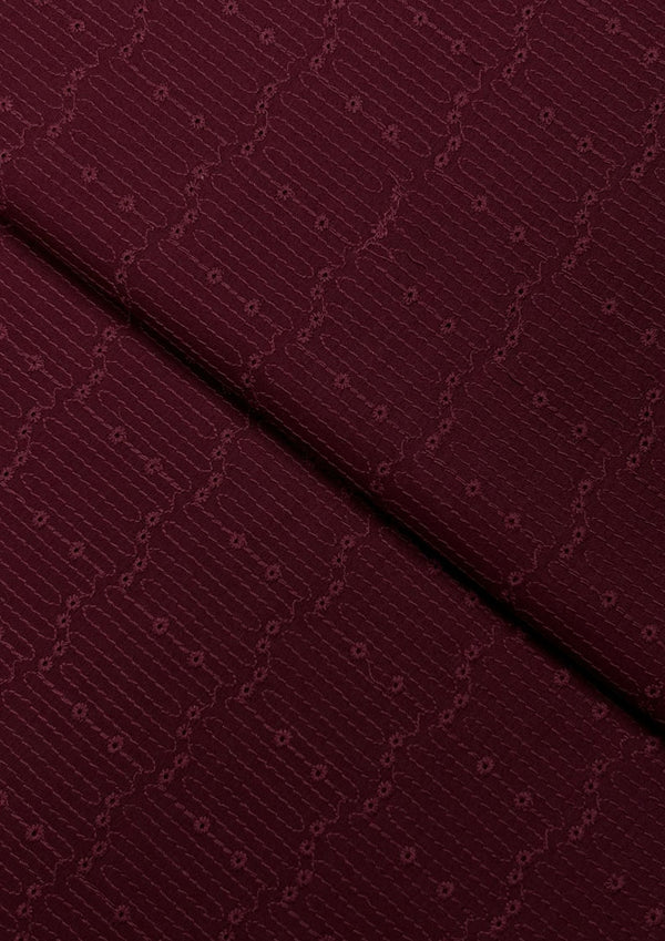 Chikankari Maroon CKC6