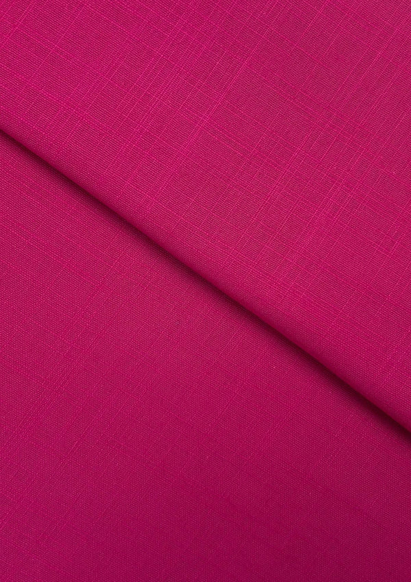 Cross Slub Khaddar Hot Pink CSK-W24-0007