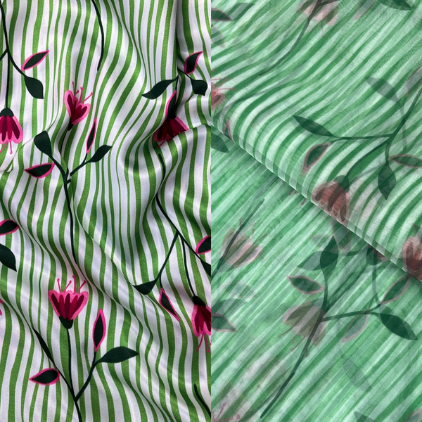 2Pc Shamoz with Organza SWO-0008