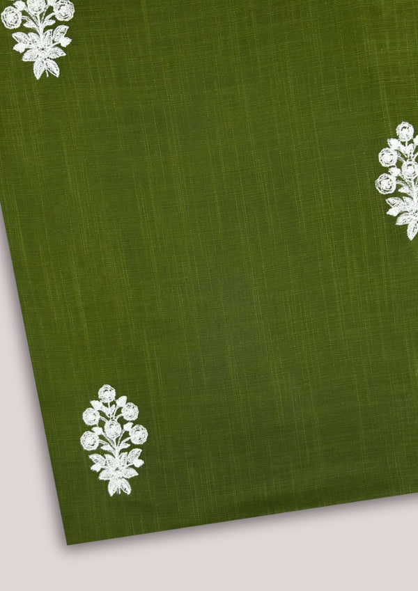 Embroidered Khaddar Parrot EK-W24-0023