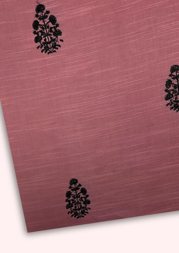 Embroidered Khaddar Tea Pink EK-W24-0036