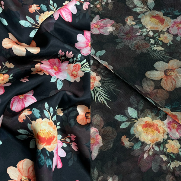 2Pc Shamoz with Organza SWO-0007