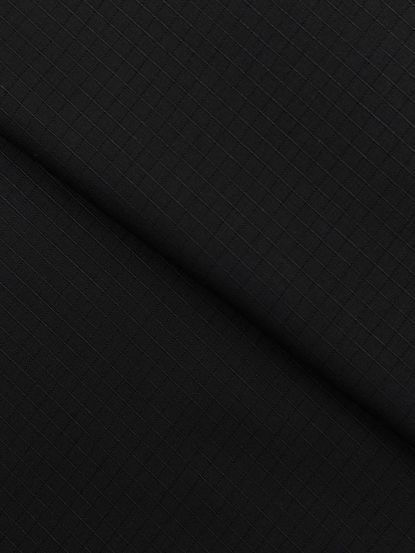 Check Lawn Black Wider CLS-S25-0050