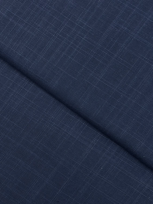 Cross Slub Khaddar Dark Steel Blue CSK-W24-0031