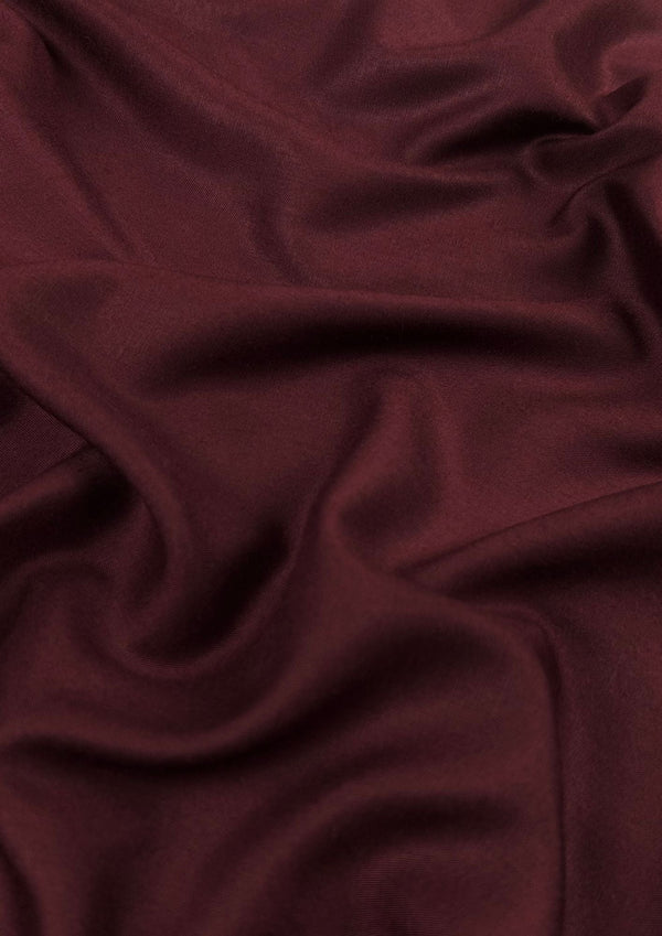 Plain Linen Maroon PLW14