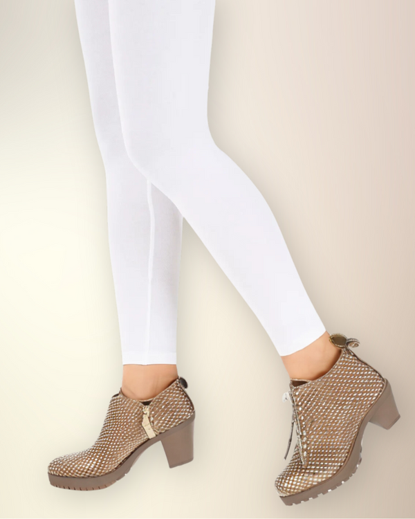 Dyed Jersey Ladies Tights White DJLT-S25-0003