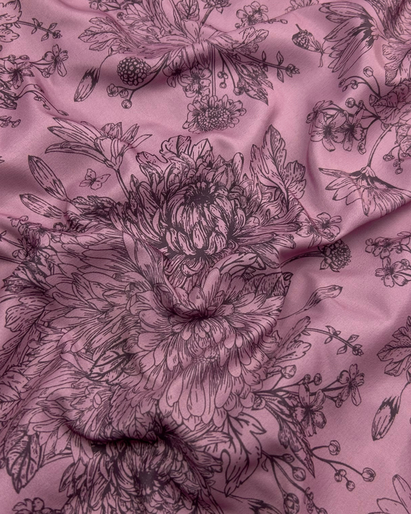 Printed Arabic Silk Lawn PASL-S25-0019