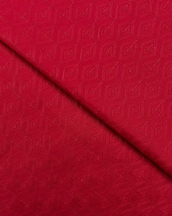 Chikankari Red CK-S25-0026