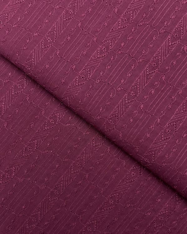 Chikankari Maroon CK-S25-0030